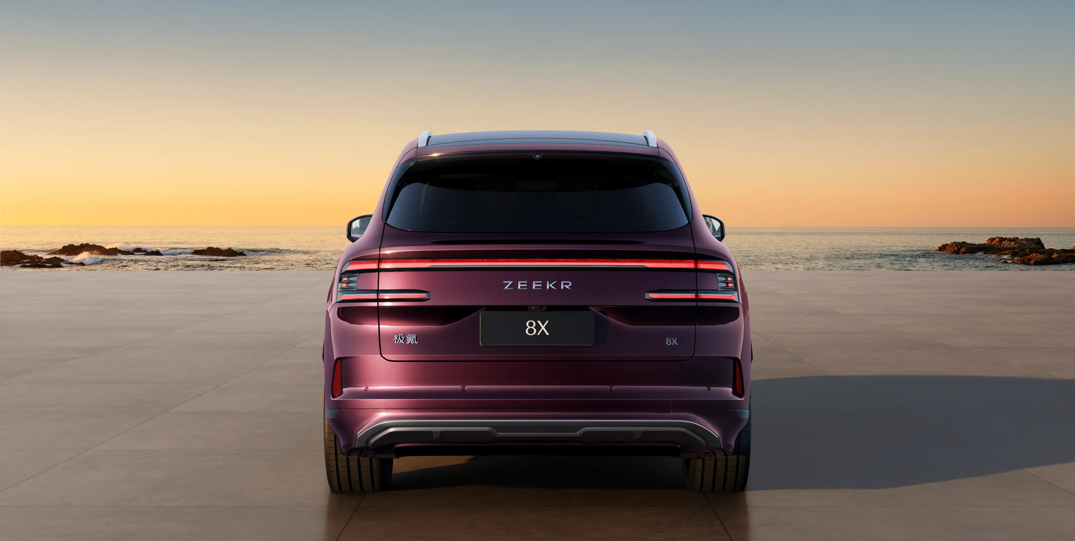 ZEEKR 8X — rear view