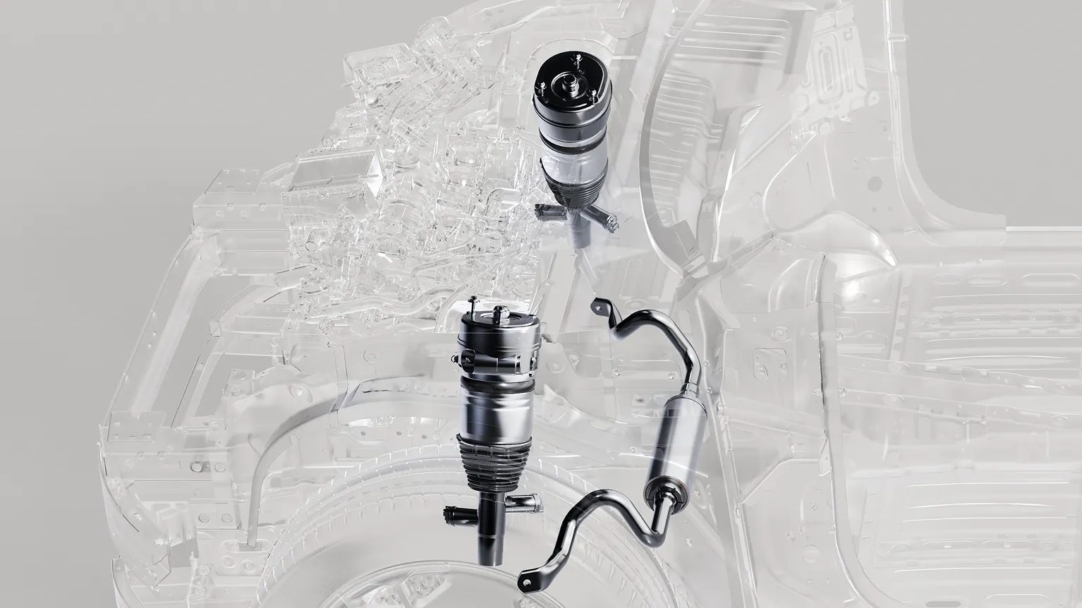 ZEEKR 8X — Dual-valve electromagnetic CCD shock absorbers
